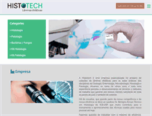 Tablet Screenshot of histotech.com.br